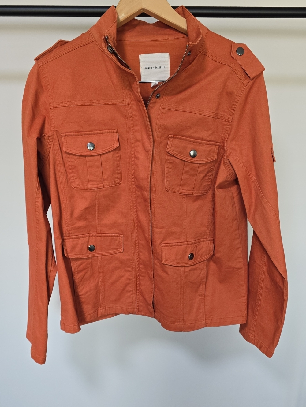Thread & Supply Burnt Orange Utility Field Jacket